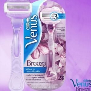 Gillette ماكينة الحلاقة فينوس Breeze للنساء، عدد شفرات 2