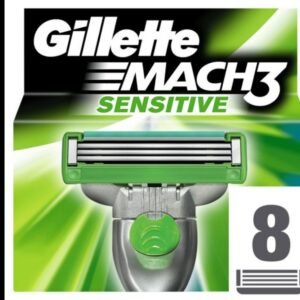 Gillette شفرات مع يد مجانيةMach3 تربو - 5 قطع