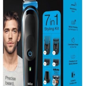 Braun All-in-one trimmer MGK5245, 7-in-1 trimmer, 5 attachments and Gillette Fusion5 ProGlide razor