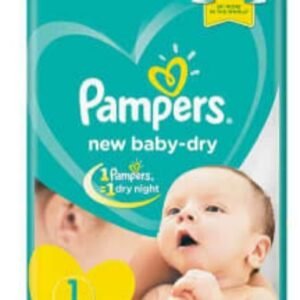 Baby Dry New Born size 1 (2-5 KG) 60 Diapers-Pampers