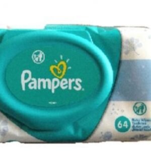 Pampers مناديل بامبرز المبللة - 2 عبوة - 128 منديل