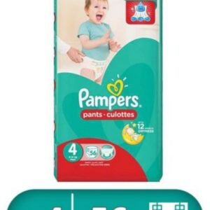 Pampers حفاضات بيبي بانتس - مقاس 4 - 56 قطعة