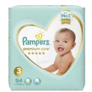 Premium Care Diapers Size 3, Midi, 6-10 Kg (94 diapers)-Pampers