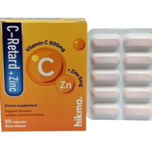 C-RETARD + ZINC ( VIT. C 500 MG) 20 CAP