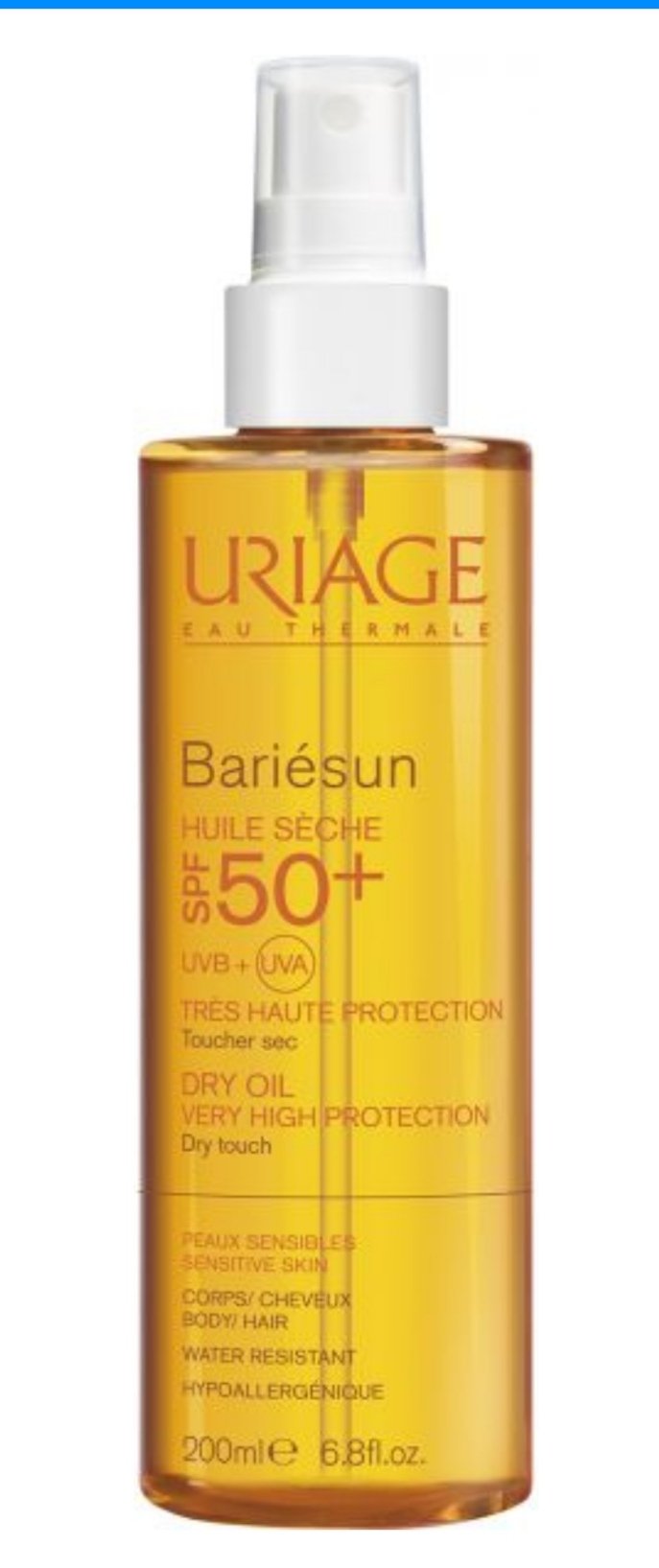 Uriage Bariesun SPF 50+ Huile Seche Dry Oil, 200 ml