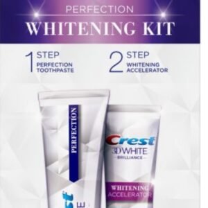 Crest 3D White Brilliance Perfection Whitening Kit: Perfection Toothpaste 75 ml + Whitening Accelerator 75 ml f