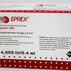 EPREX 4000IU/0.4ML 6 PRE FILLED SYRING