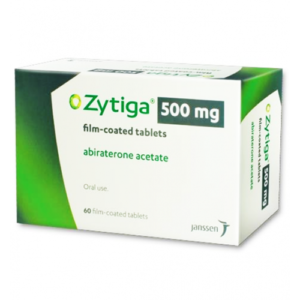 ZYTIGA 500 MG ( ABIRATERONE ACETATE ) 60 FILM-COATED TABLETS