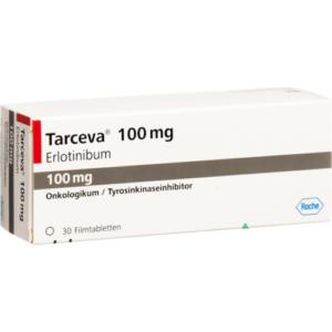 TARCEVA 100 MG ( ERLOTINIB ) 30 FILM- COATED TABLETS