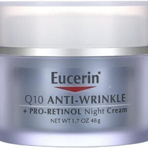 Eucerin, Q10 Anti-Wrinkle + Pro-Retinol Night Cream, 1.7 fl oz - 48 g