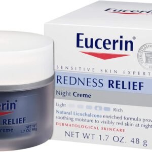 Redness Relief, Dermatological Skincare, Night Creme, 1.7 oz (48 g)|Eucerin,