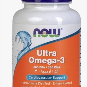 ULTRA OMEGA 3 FISH OIL 90 SGELS-now-Ultra Omega-3, 500 EPA / 250  DHA, 90 Enteric Coated Softgels