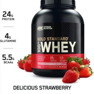 ON LAPAC 100 WGS GF STRAWBERRY 2.27KG _optium nutration