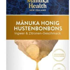 New Zealand Honey Lozenges Ginger Lemon Flavor 22ct. MGO 400Manuka Health