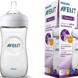 Avent Natural baby Bottle 330ml white +6m SCF036/17