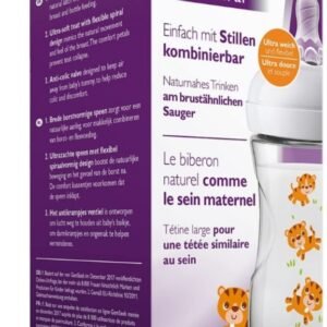 NATURAL FEEDING BOTTLE GREEN 260ML SCF070/20Philips Avent