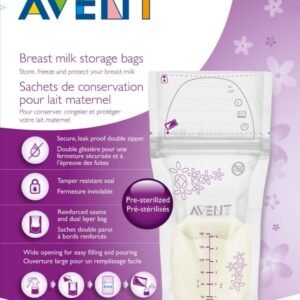 Breast Milk Storage Bags (180ml)- 50 Bags-PHILIPS Avent