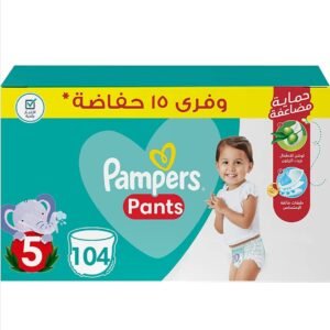Pampers Pants Diapers, Size 5, 12-18 Kg, 104 Diapers, Promo Box