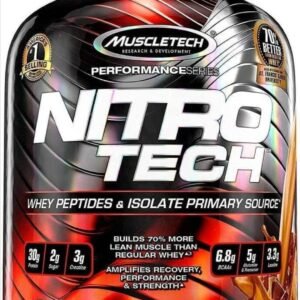 Protein Powder, Milk Chocolate, 4lb-Nitrotech Muscletech