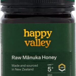 - UMF 5+ (8.8oz, 250g) - Certified Raw New Zealand Mānuka - UMF 5+, MGO 83+Happy Valley Manuka Honey