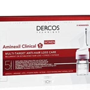 Dercos - Aminexil Clinical 5 Women 21 Single Doses x 6ml .