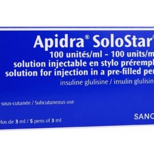 Apidra solostar 100 iu/ml 5 flexapen