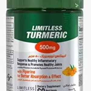 LIMITLESS TURMERIC 500 MG 60 CAP