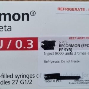 Recormon 4000iu 6 syring