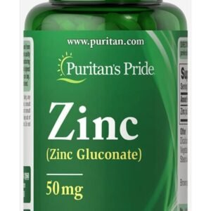 Puritan's Pride Zinc 50 mg-100 Caplets