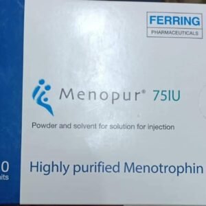 MENOPUR 75 I.U 10 VIAL + 10 AMP SOLVENT