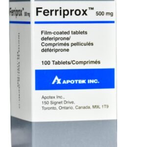 Ferriprox , Deferiprone 500mg  100 tab