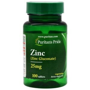 Zinc 25 100 vegetable tab