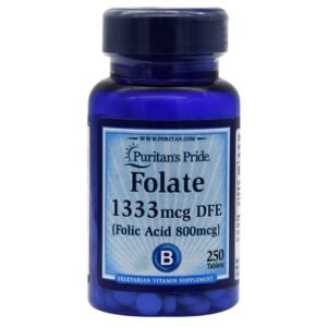 Folate 1333 u 250 tab_puritan"s pride_folic acide 800