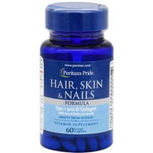 Hair ,skin and nail cormula 60 cap puritan"s pride