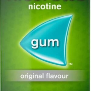 Nicorette Fast Craving Relief Nicotine Gum (2mg, Original Flavour, 105 Pieces)