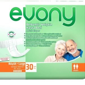 Evony Large Adult Unisex Diaper - 30 Pieces