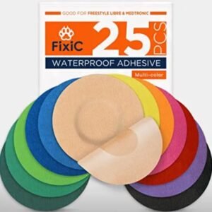 Fixic Freestyle Adhesive Patch 25 PCS – NO Glue in The Center (Multi-Color
