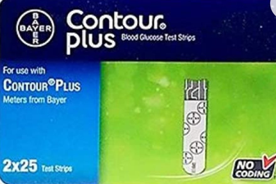 CONTOUR PLUS (GLUCOSE ) 50 TEST STRIPS
