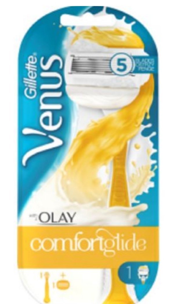 Gillette Venus Olay Comfort-glide Razor - للنساء + خرطوشة واحدة