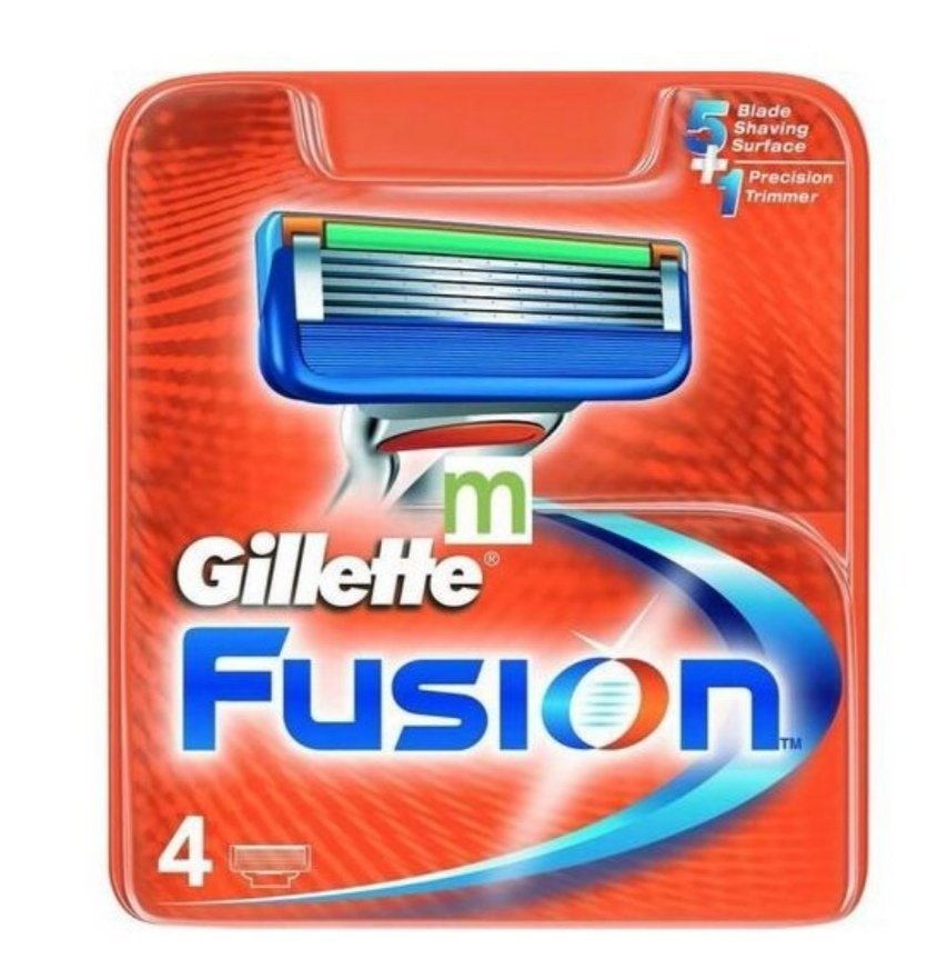 Gillette شفرات ماكينة الحلاقة فيوجن للرجال - 4 شفرات