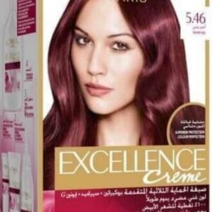 لوريال باريس صبغة الشعر الرائعة إكسيلانس كريم - 5.46 أحمر عنبي