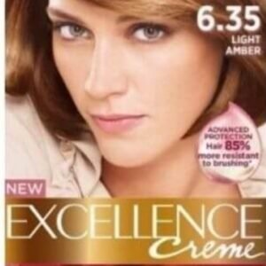 لوريال باريس صبغة الشعر الرائعة إكسيلانس كريم - 6.35 عنبر فاتح