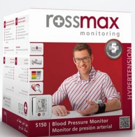 Rossmax جهاز قياس ضغط الدم المعصمي S150