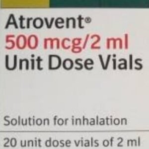 ATROVENT 500 MCG / 2 ML UNIT DOSE 20 VIAL
