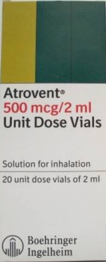 ATROVENT 500 MCG / 2 ML UNIT DOSE 20 VIAL
