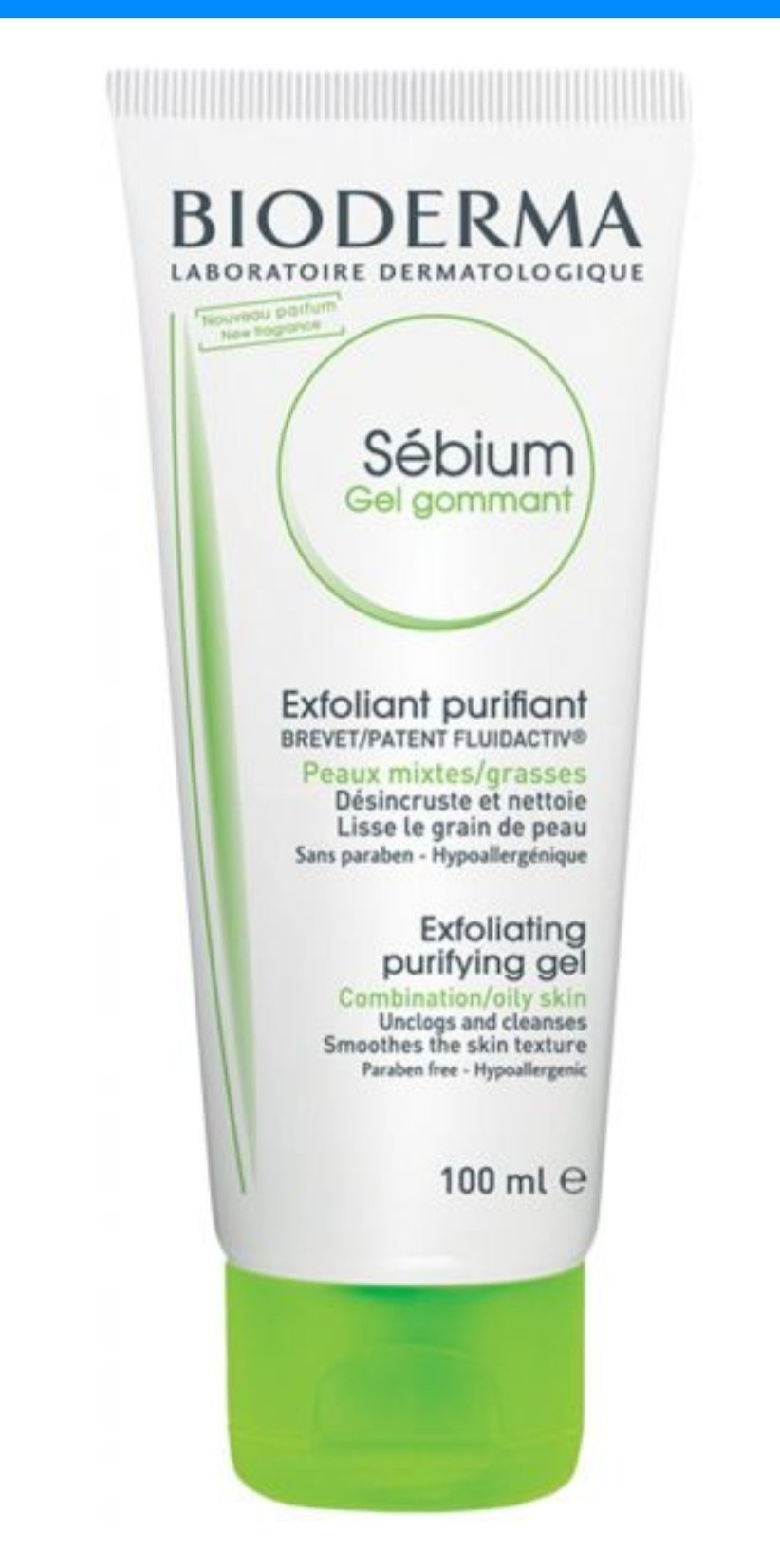 Sébium Gel Gommant, Exfoliating for Combination and Oily Skin, 100 ml