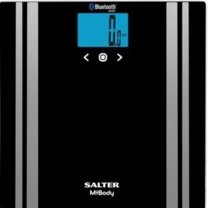 Salter Mibody Digital Analyser Bathroom Scale - Black, 9159-BK3R