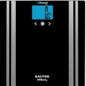 Salter Mibody Digital Analyser Bathroom Scale - Black, 9159-BK3R