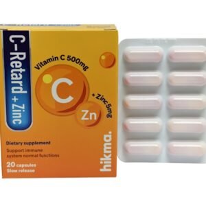 C-RETARD + ZINC ( VIT. C 500 MG) 20 CAP