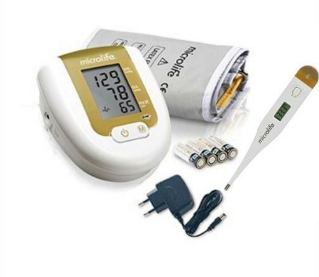 Blood-pressure-monitor-thermometer-adapter-microlife-